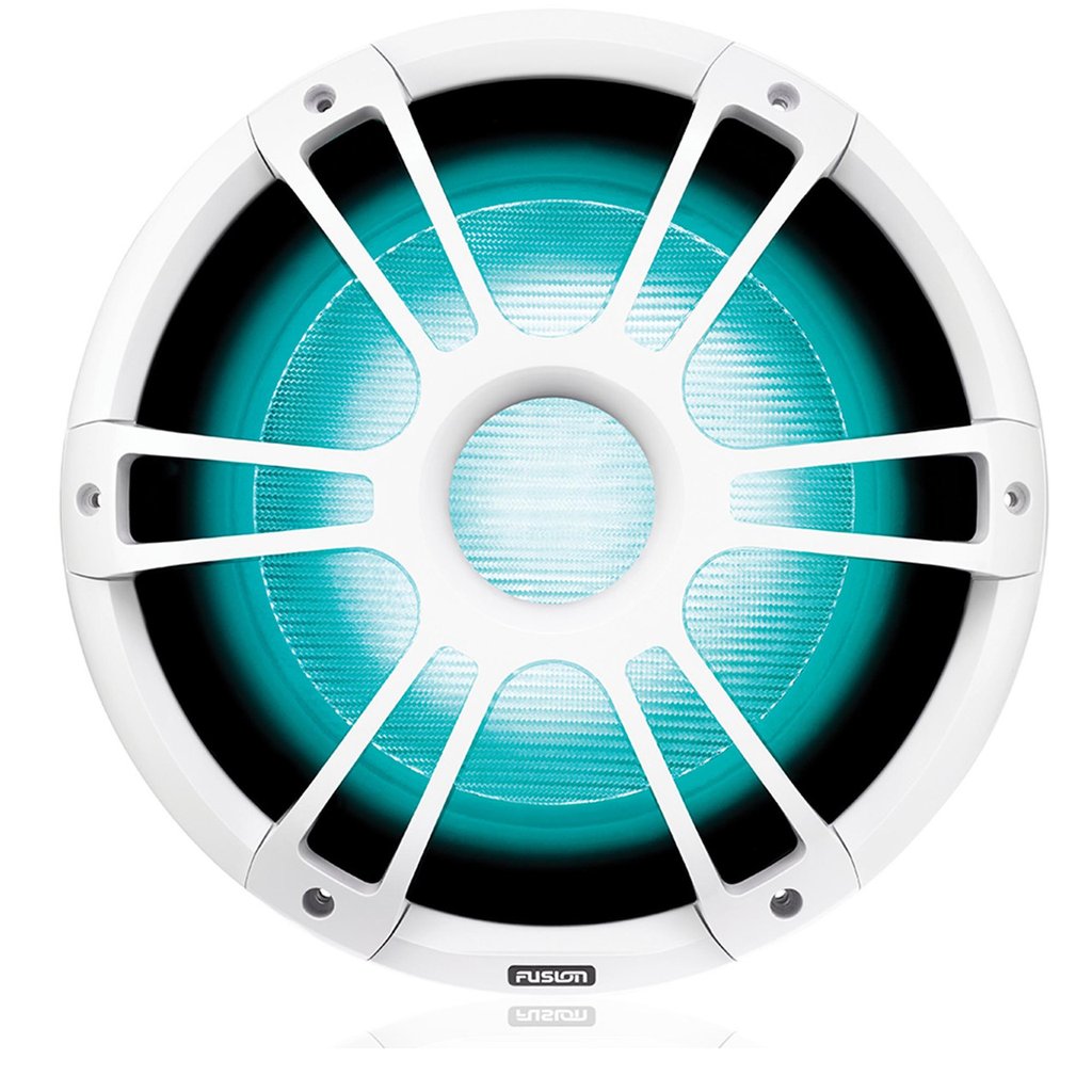 FUSION Signature Series 3 – 12" Marine-Subwoofer, Sports White mit CRGBW-LED