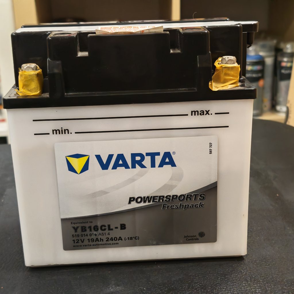 Varta Powersports YB16CL-B – 12 V, 19 Ah, Jetski-Batterie