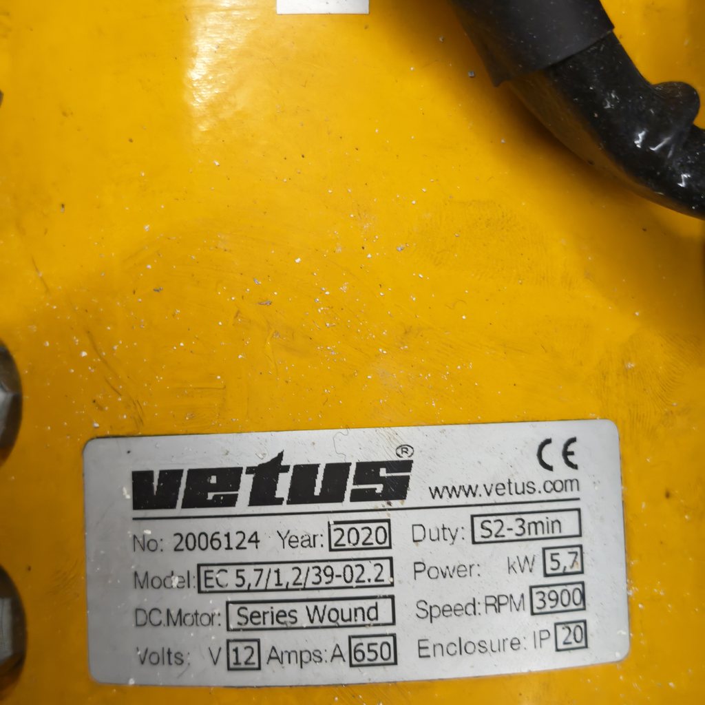 Vetus Bugstrahlruder BOW95 – 12 V, 5,7 kW, Baujahr 2020 – Vorschaubild 3